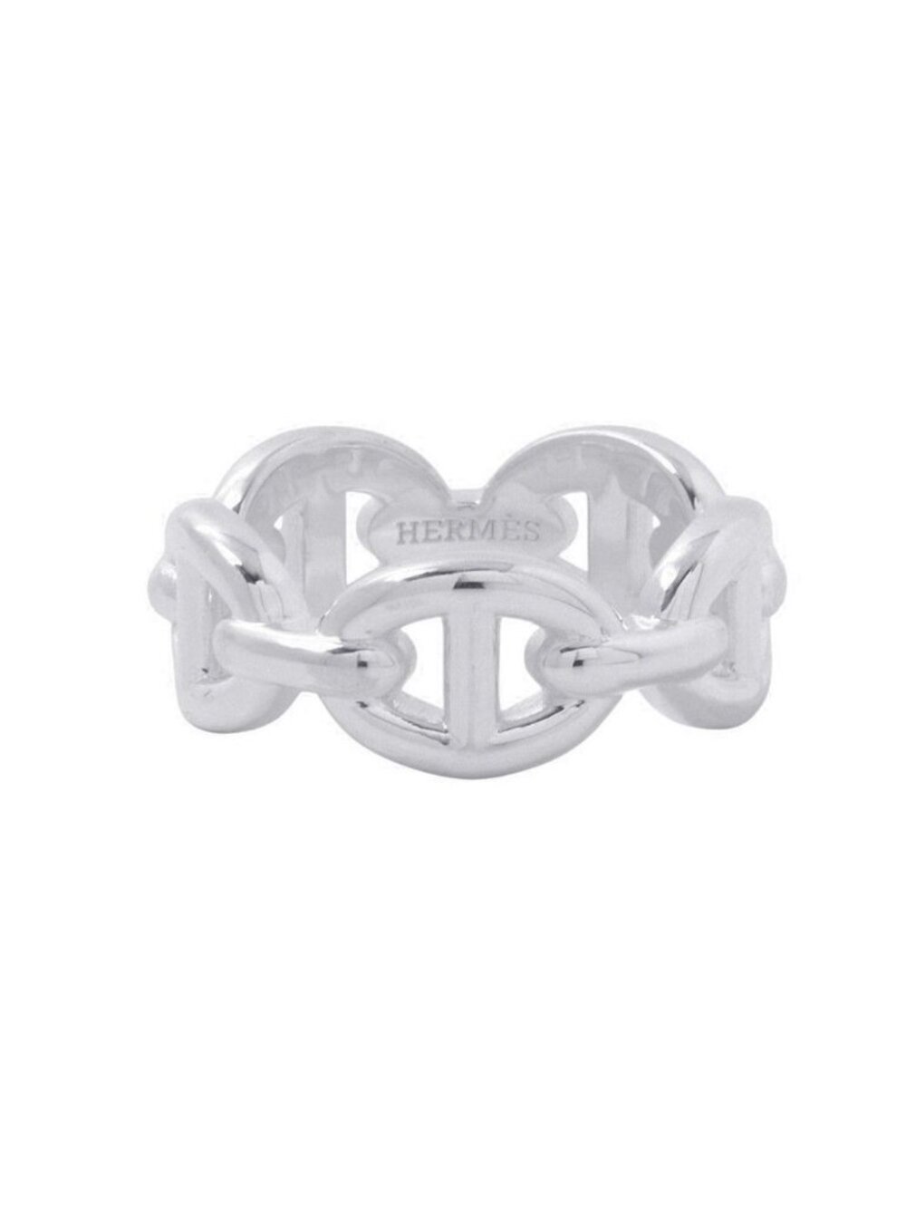 Hermes Ring Chaine D'ancre Enchainee PM